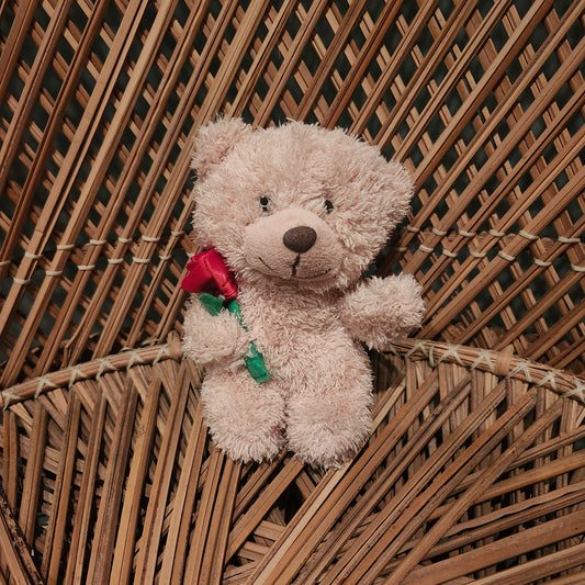 6" Rose Teddy