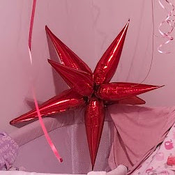 Red Starburst Balloons