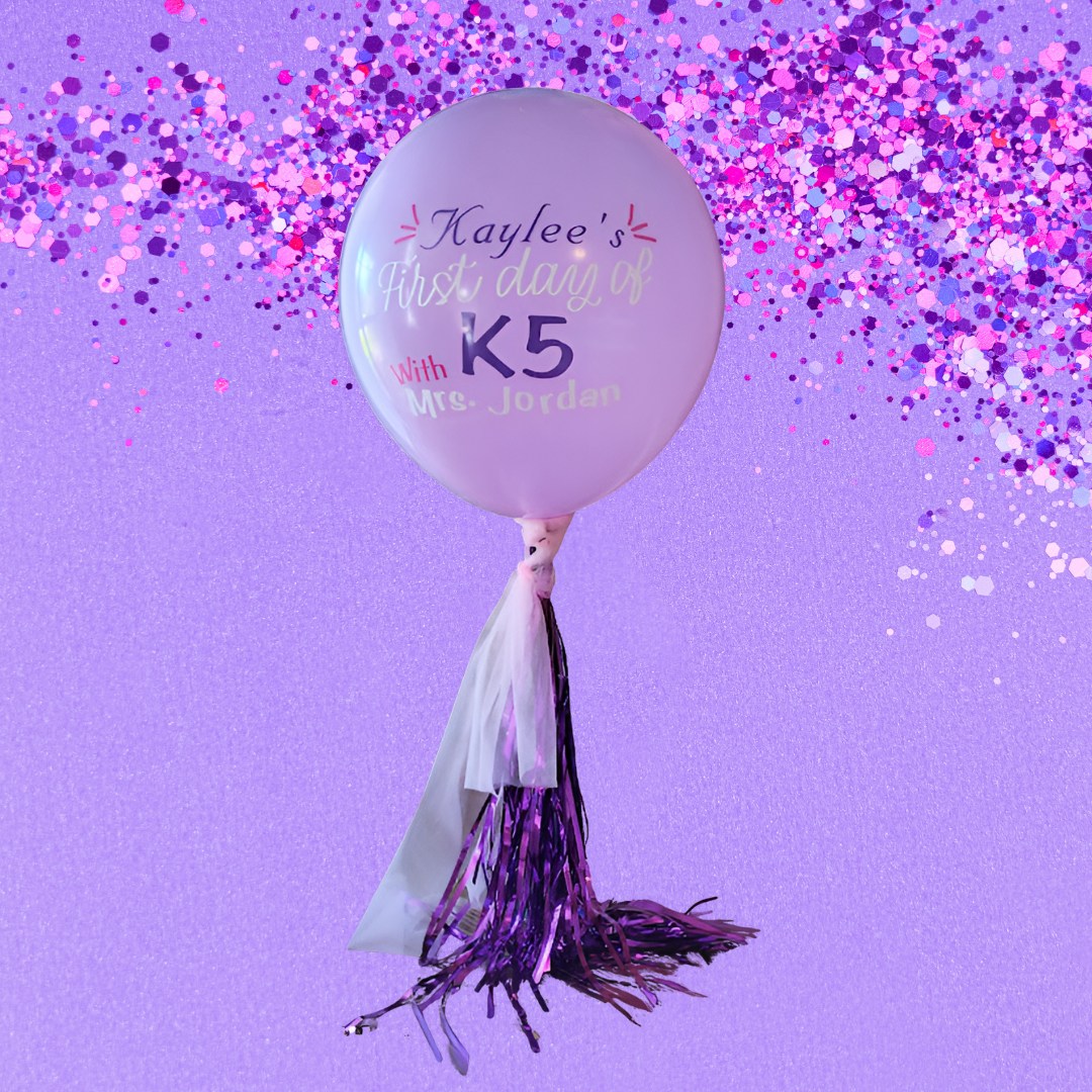 First Day of School Balloon Wand