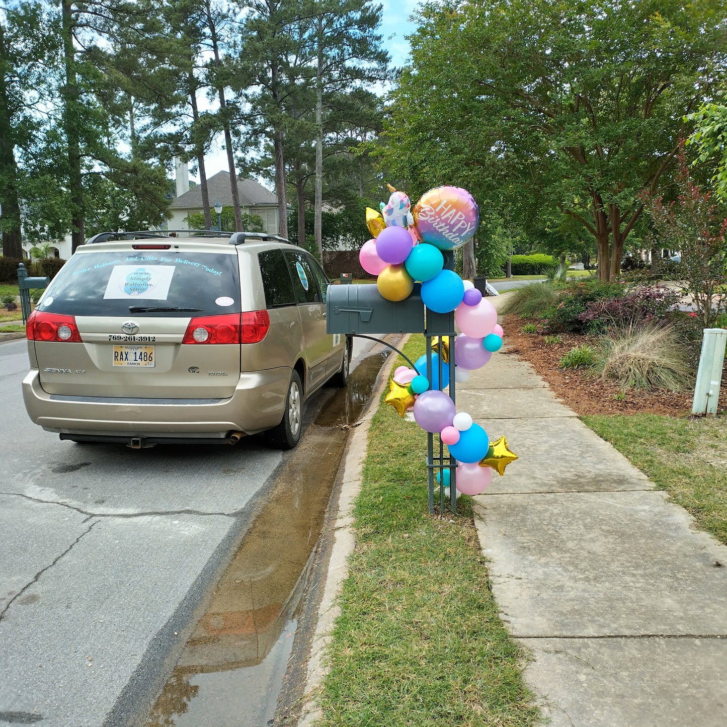Deluxe Mailbox Swirl