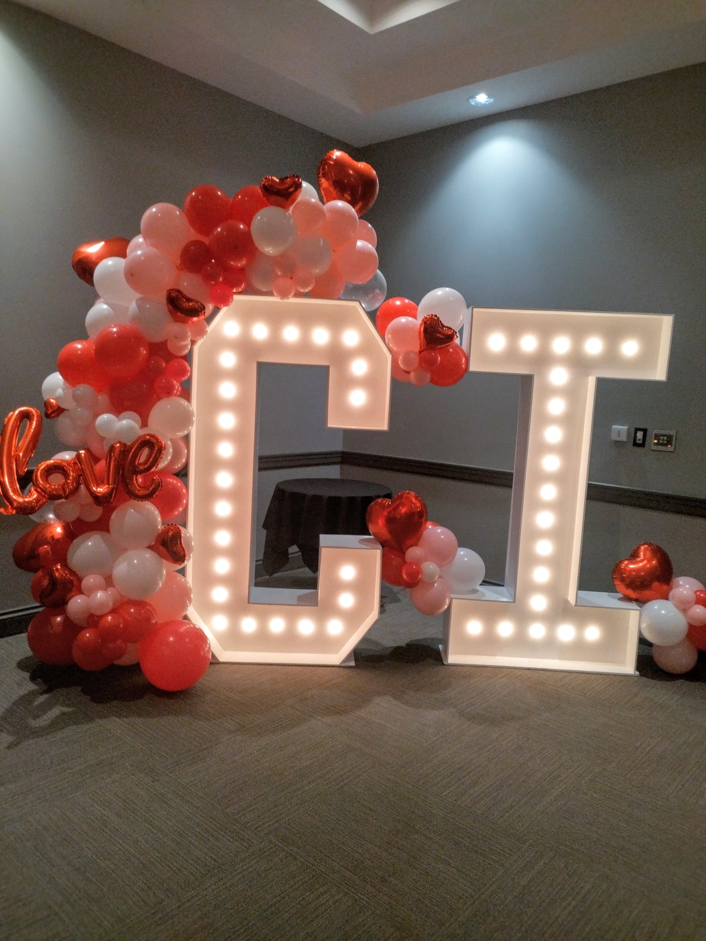 Balloon Half Arch for Marquee
