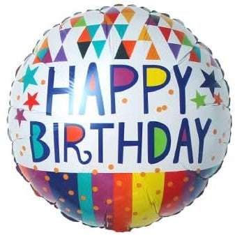 18" Rainbow Birthday