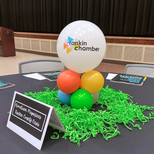 Centerpiece with Vinyl