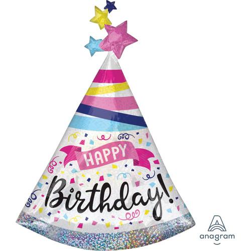 36″ HAPPY BIRTHDAY SPARKLE BANNER