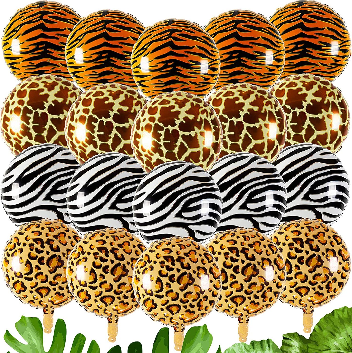 Animal Print 18" Round Mylar
