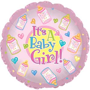 18in Baby Girl Bottle