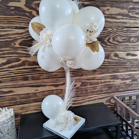 Floral Balloon Centerpiece Tall