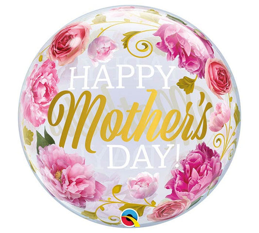 22" Mother's Day Peonies Bubble