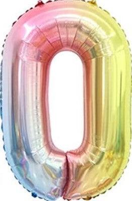 40" Number 0 Balloon