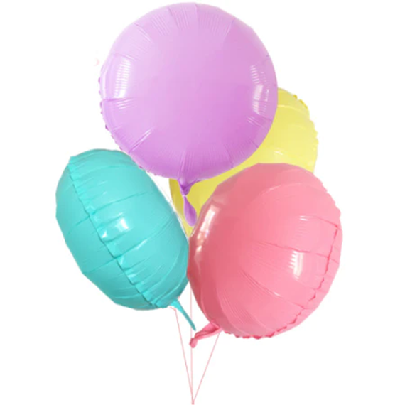 18 inch Solid Color Round Mylars