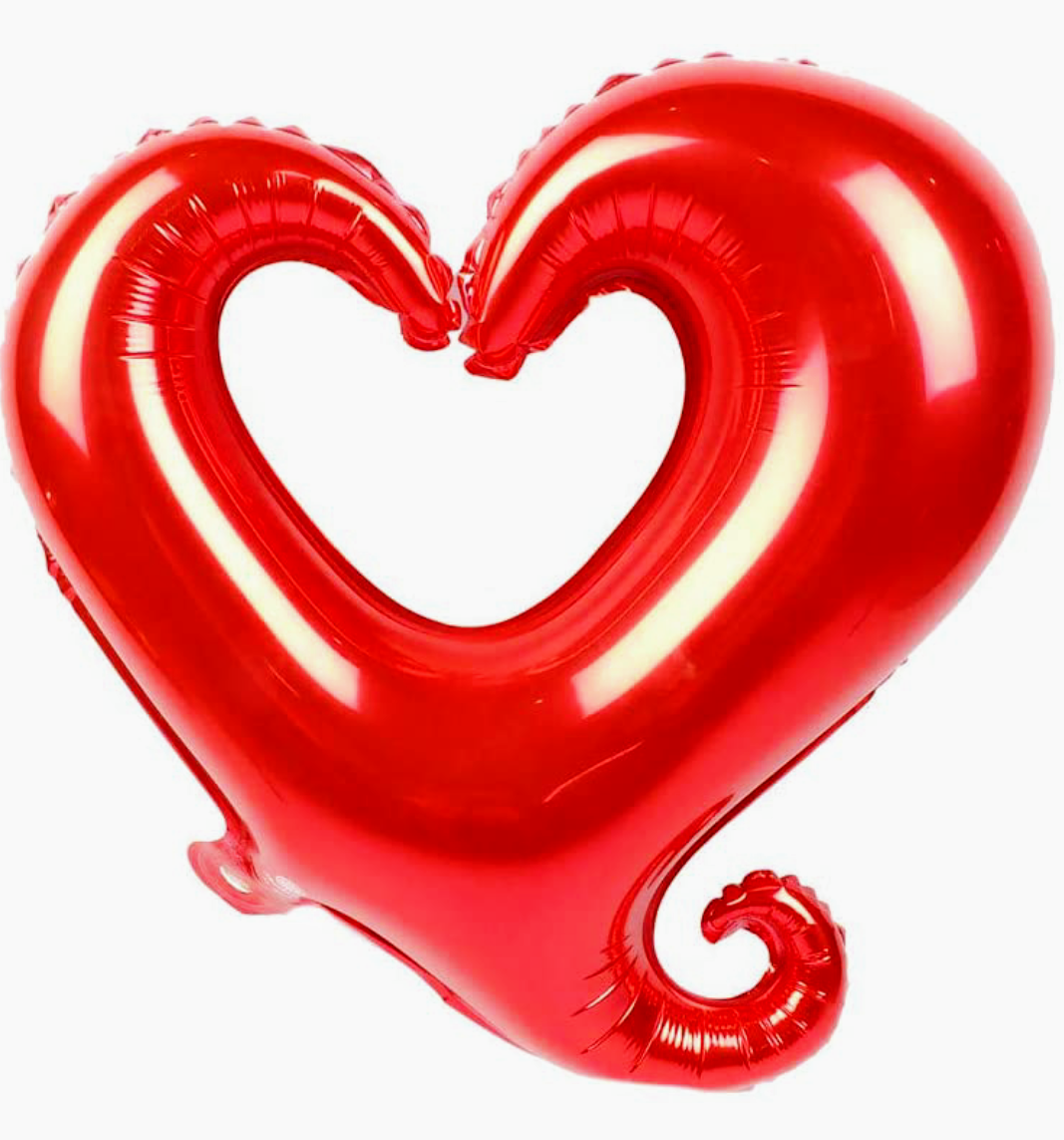 18in Soochat Red Heart-AirFilled for Hanging