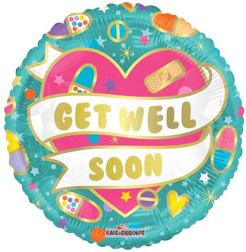 18in Get Well Soon Heart