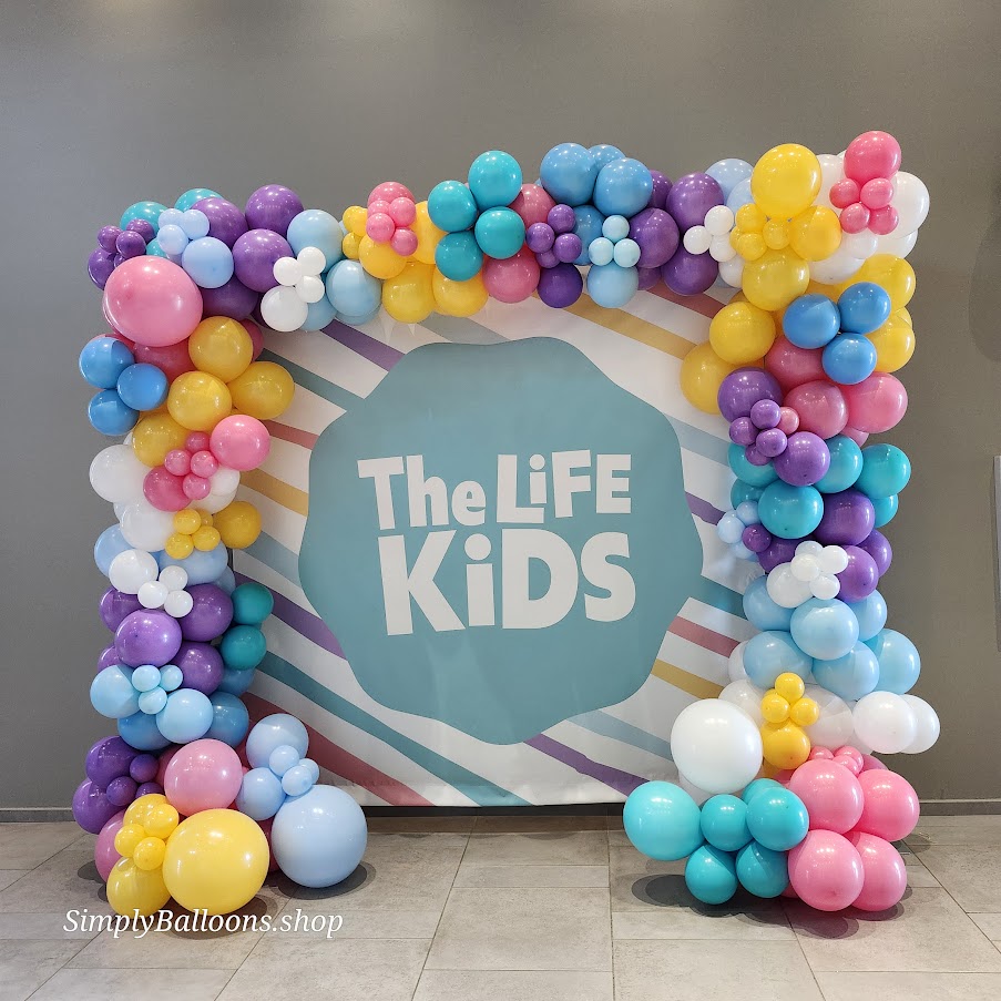 "Rectangle & Square Banner/Backdrop" Garland/Arches