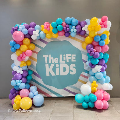 "Rectangle & Square Banner/Backdrop" Garland/Arches