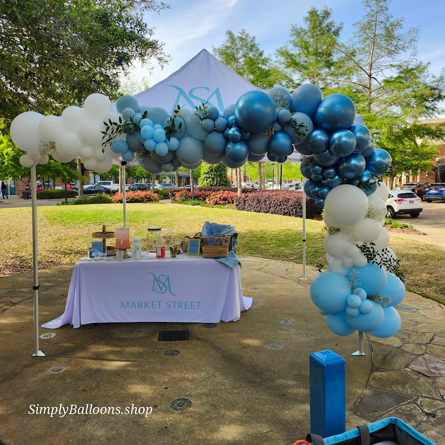 Mardi Gras Festival Tent Balloons 10X10 Tent