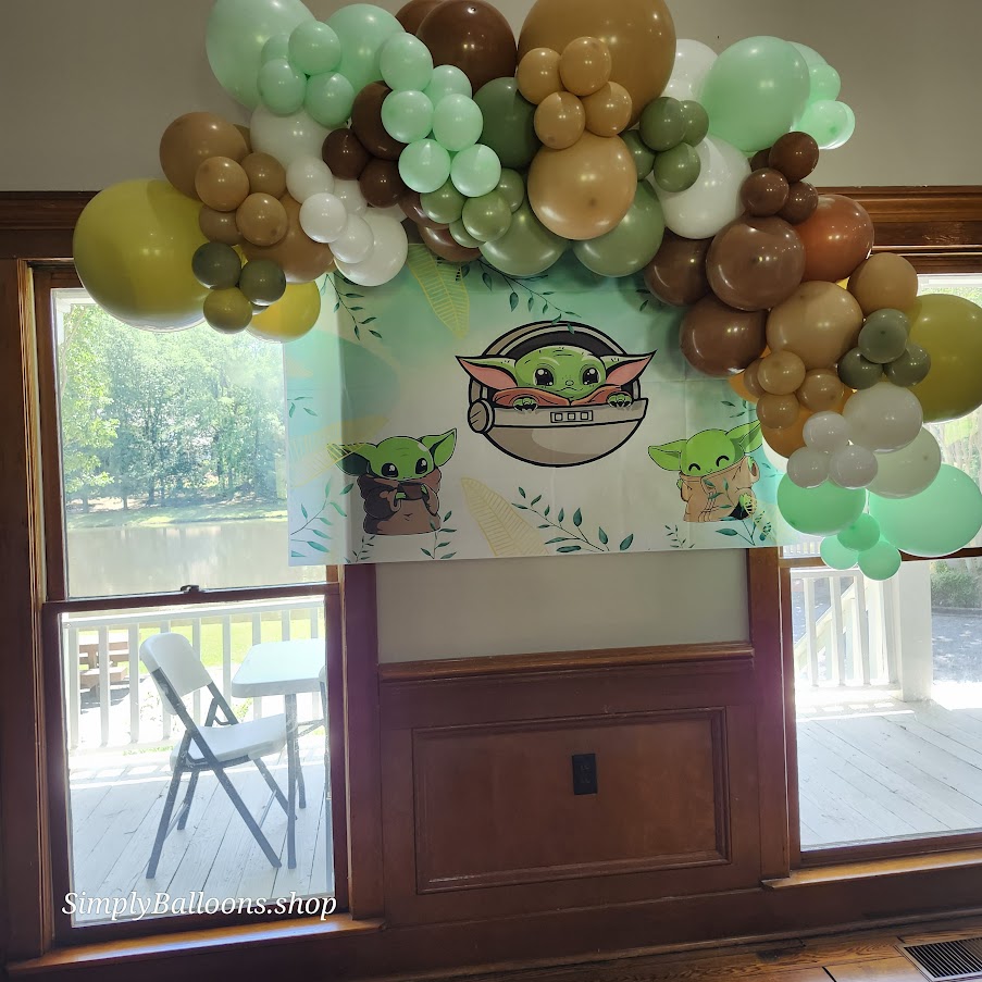 "Rectangle & Square Banner/Backdrop" Garland/Arches