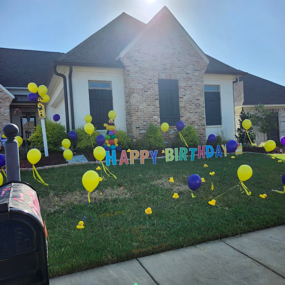 Happy Birthday Yard Sign Rental