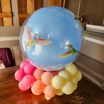 Hummingbird table top balloon