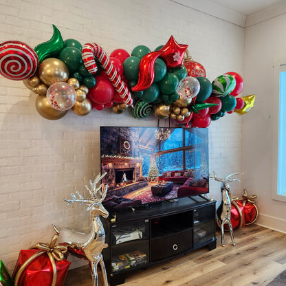 Christmas Balloon Garlands