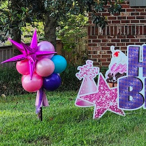 Balloon Yard Stake