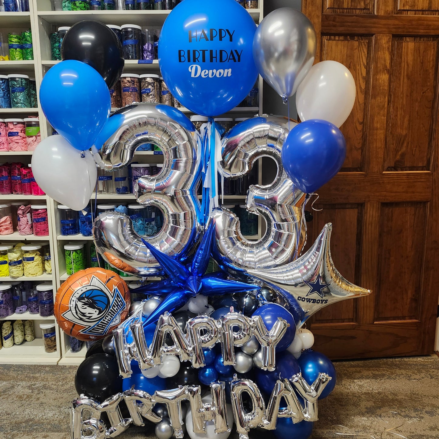 Custom Designed Number Arrangment