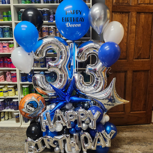 Custom Designed Number Arrangment