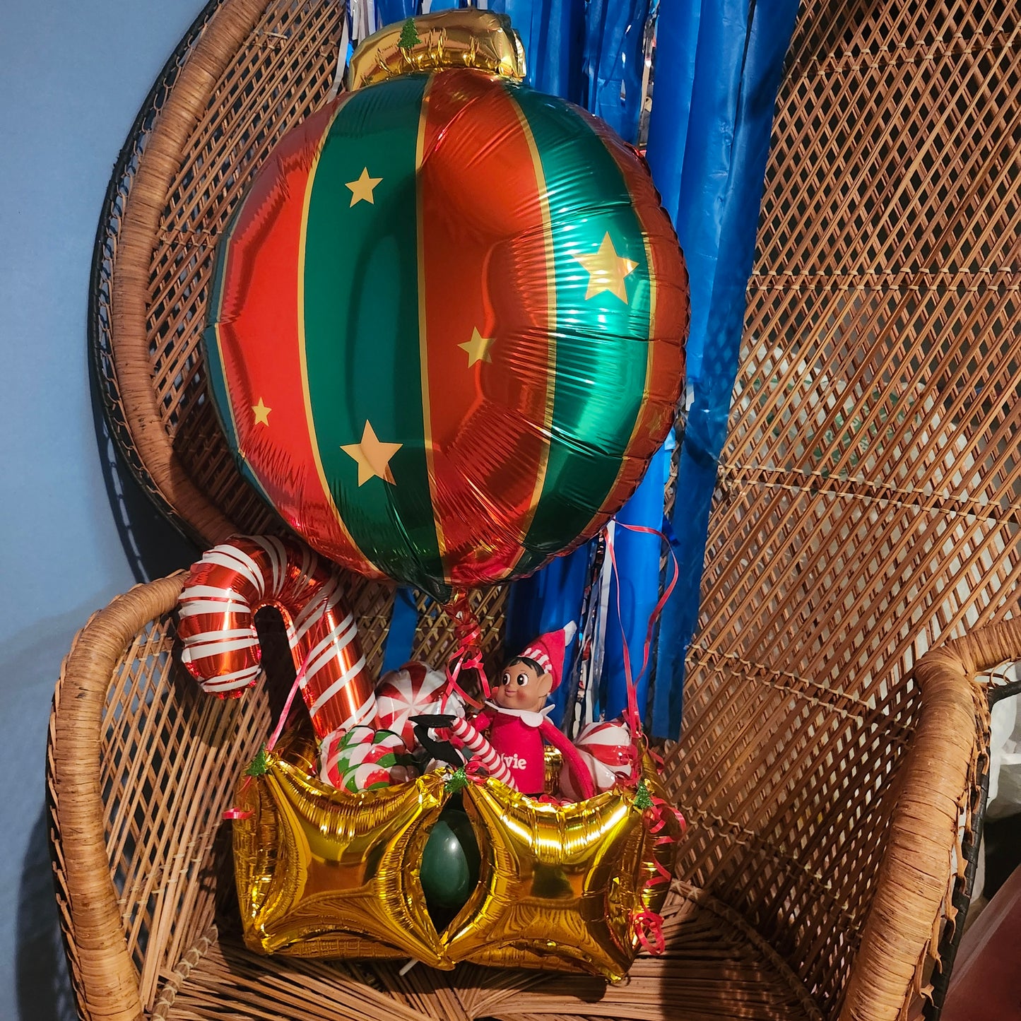 Hot Air Elf Arrival Balloon