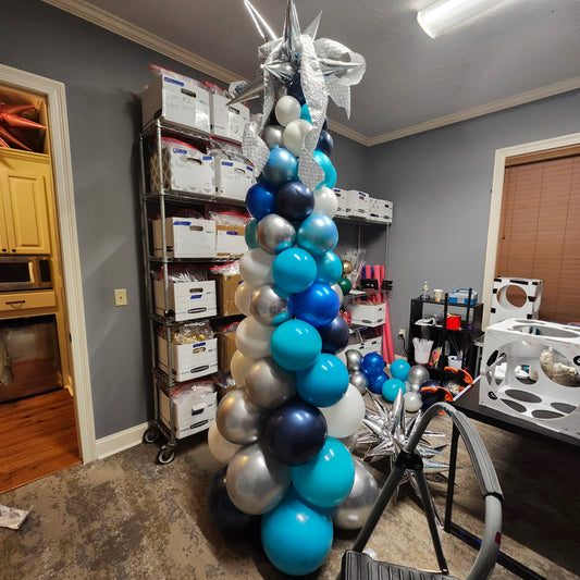 7ft Blue Christmas Tree