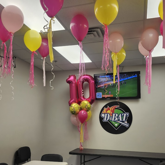 Helium Ceiling Tassel Balloons