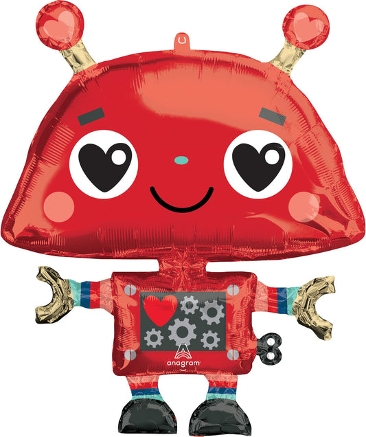 34" Super Love Robot Balloon