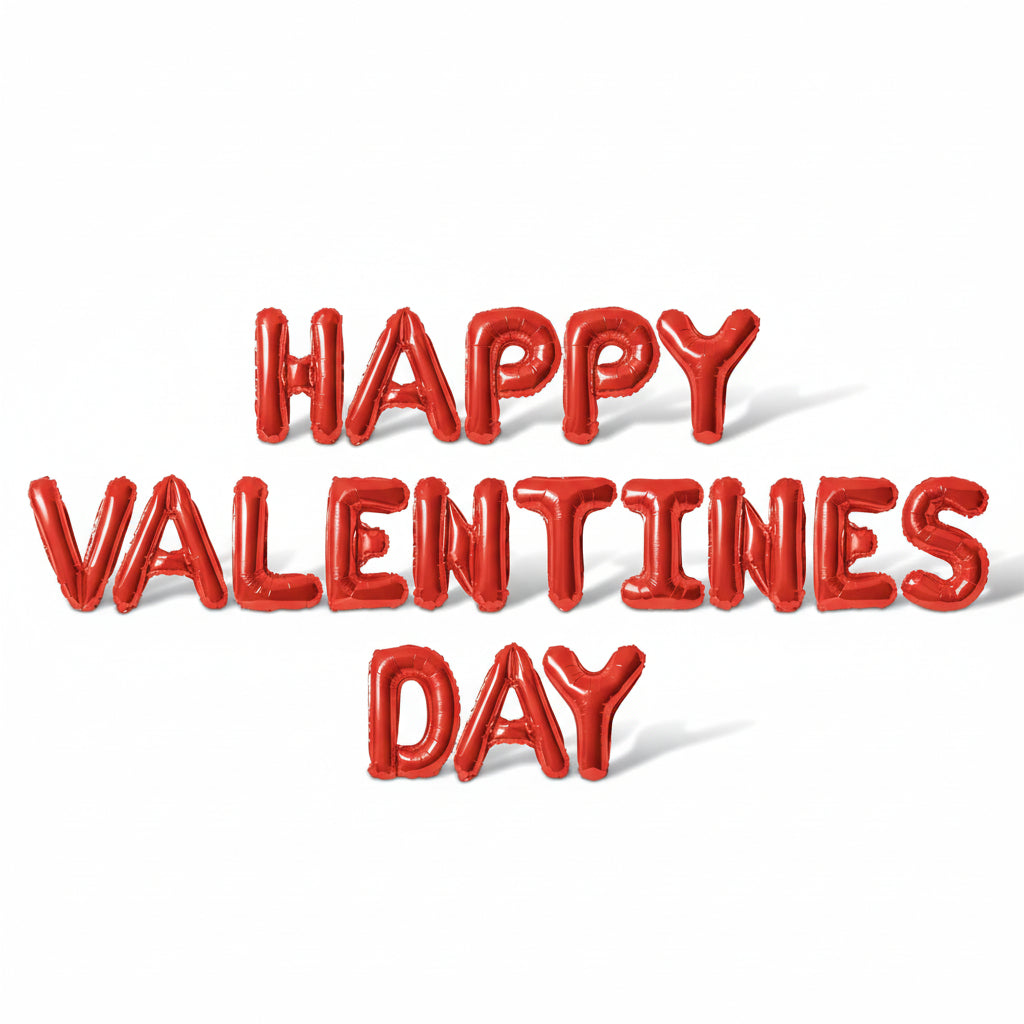 Happy Valentine’s Day Balloon Banner