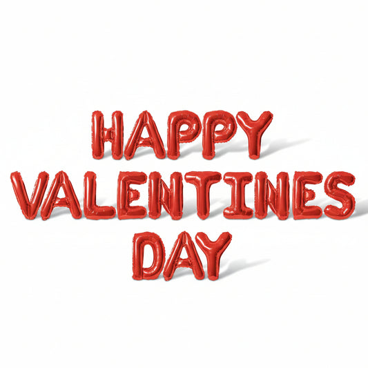 Happy Valentine’s Day Balloon Banner