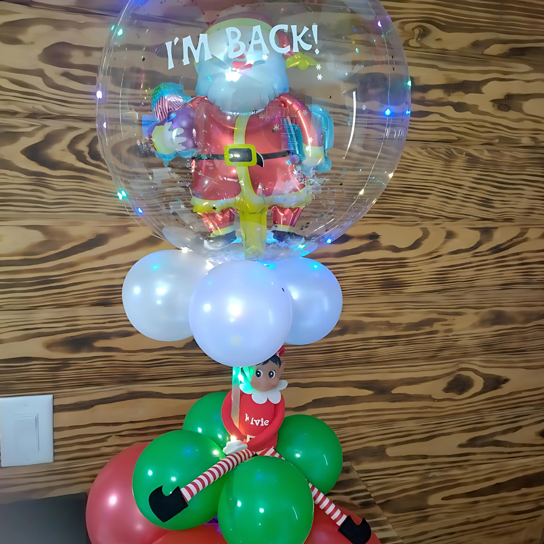 LED Elf Arrival Balloon