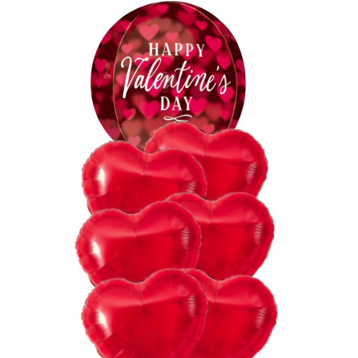 Valentine's Day Glowing Hearts Bouquet