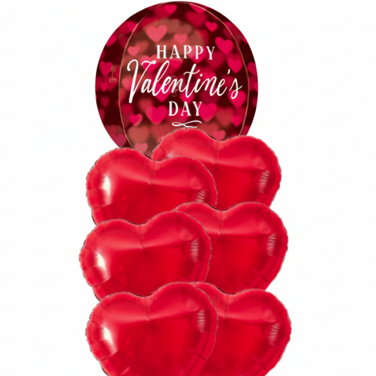 Valentine's Day Glowing Hearts Bouquet