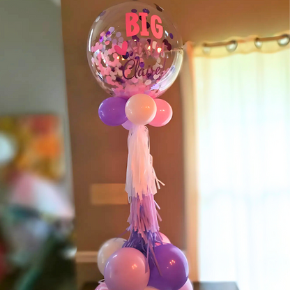Personalized Tassel Balloon Centerpiece