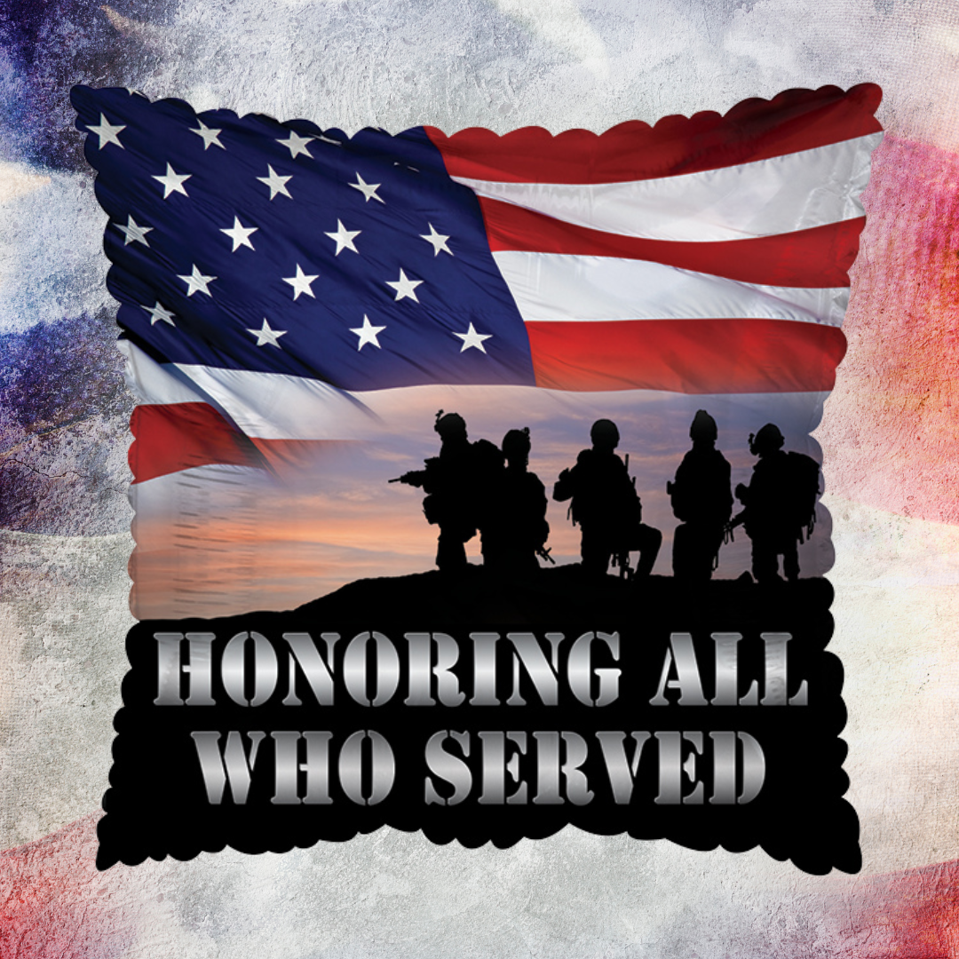 Honoring All Who Serve 18"