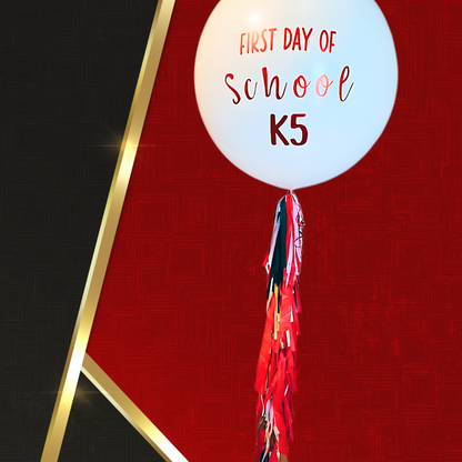 Customized Balloon With Tassels