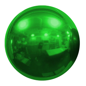 10" Green Mirror Balloon