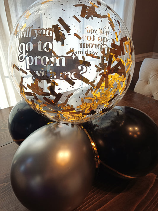 Air Filled Prom Question Balloon