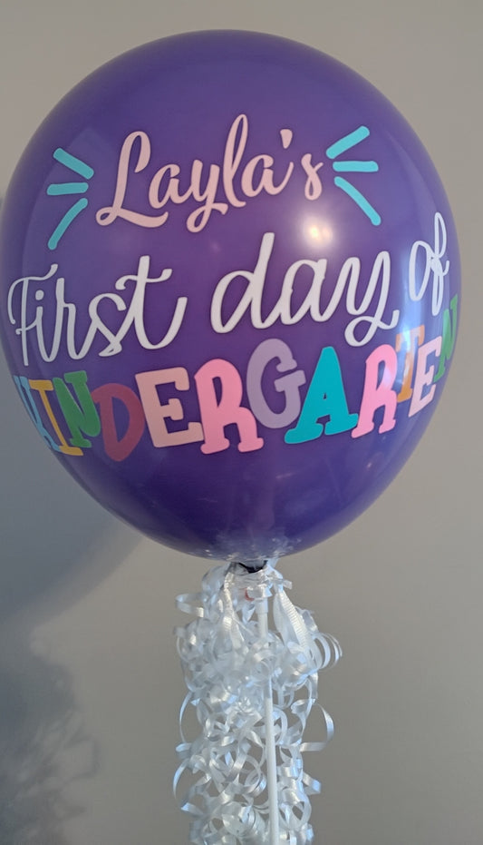 1st Day of School Balloon
