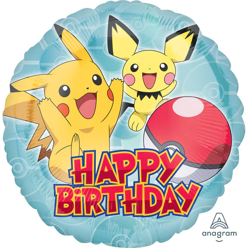 17" Pokemon Happy Birthday