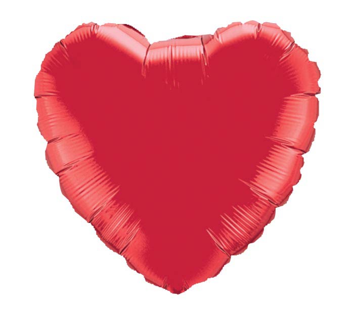 18in Red Heart Balloon