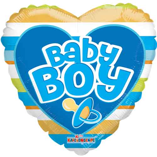 18in Baby Boy Big Letters Non-foil